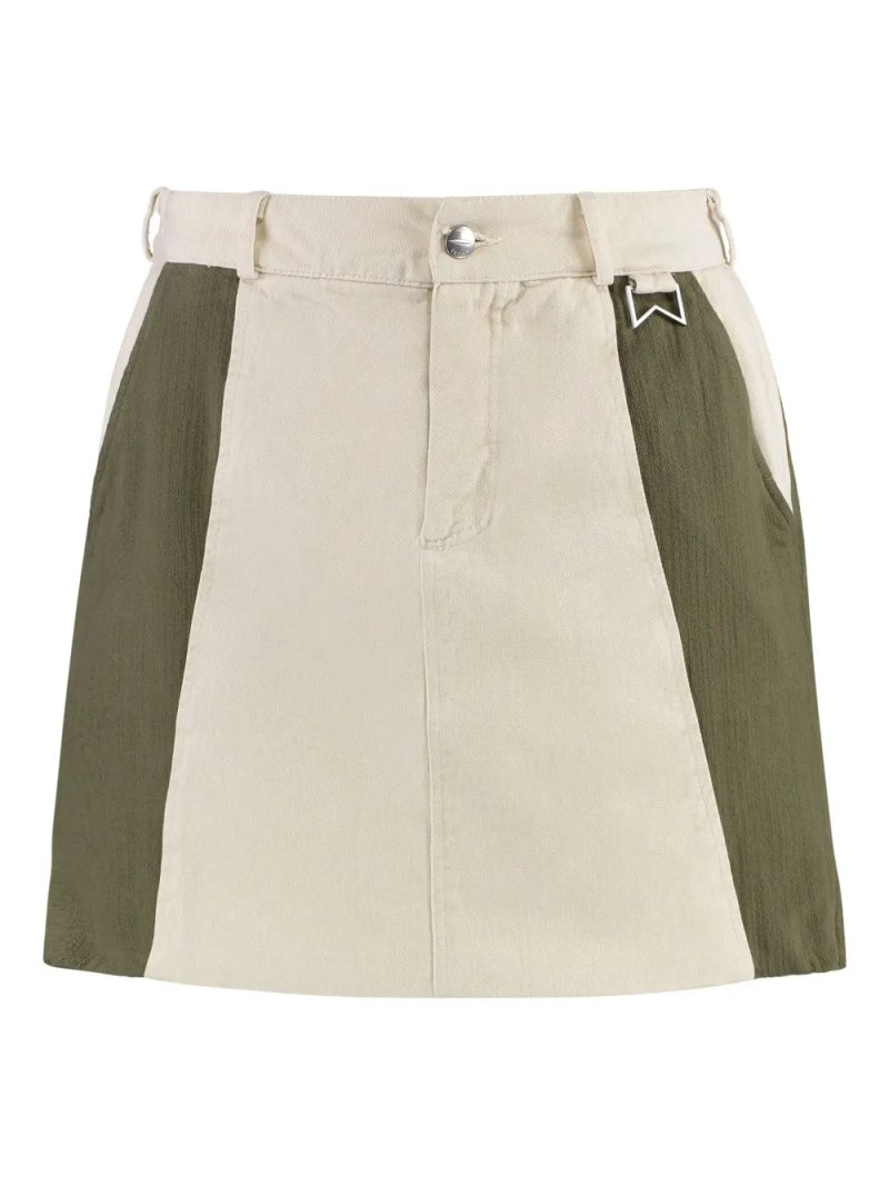 RHUDE  cotton mini skirt