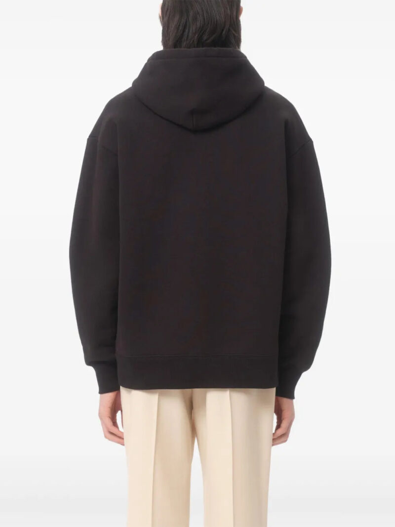 Valentino Garavani  logo-patch zip-up hoodie