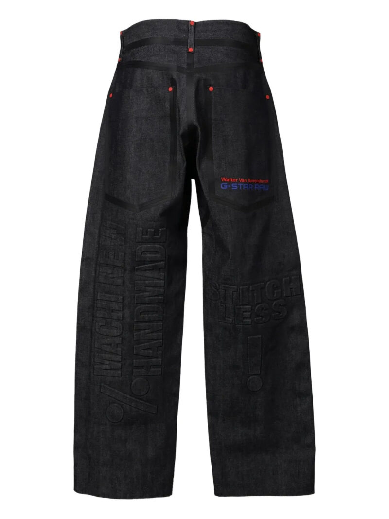 Walter Van Beirendonck  logo-print jeans