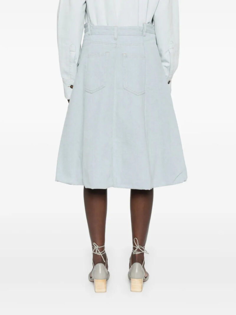Victoria Beckham denim midi skirt