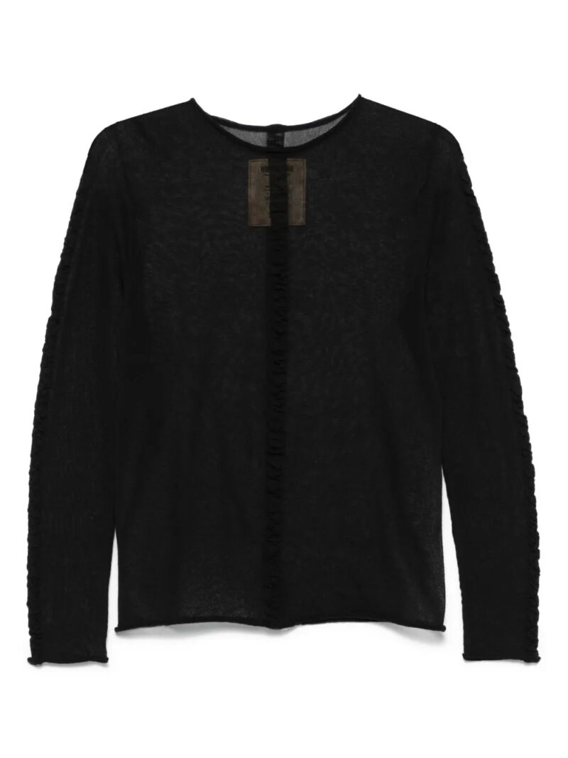Uma Wang  ruched-detailed T-shirt