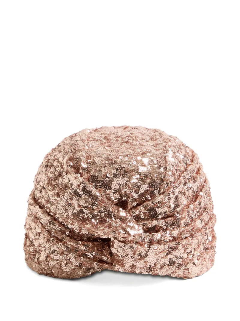 Valentino Garavani  sequin-embellished turban