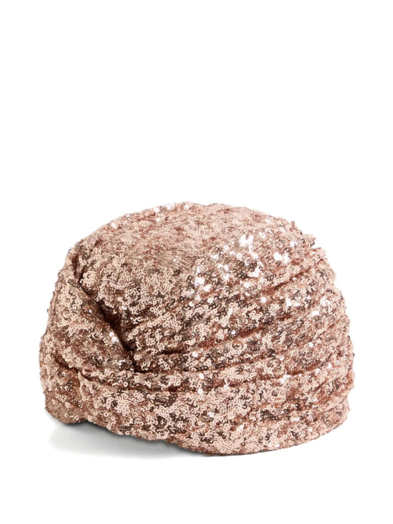 Valentino Garavani  sequin-embellished turban