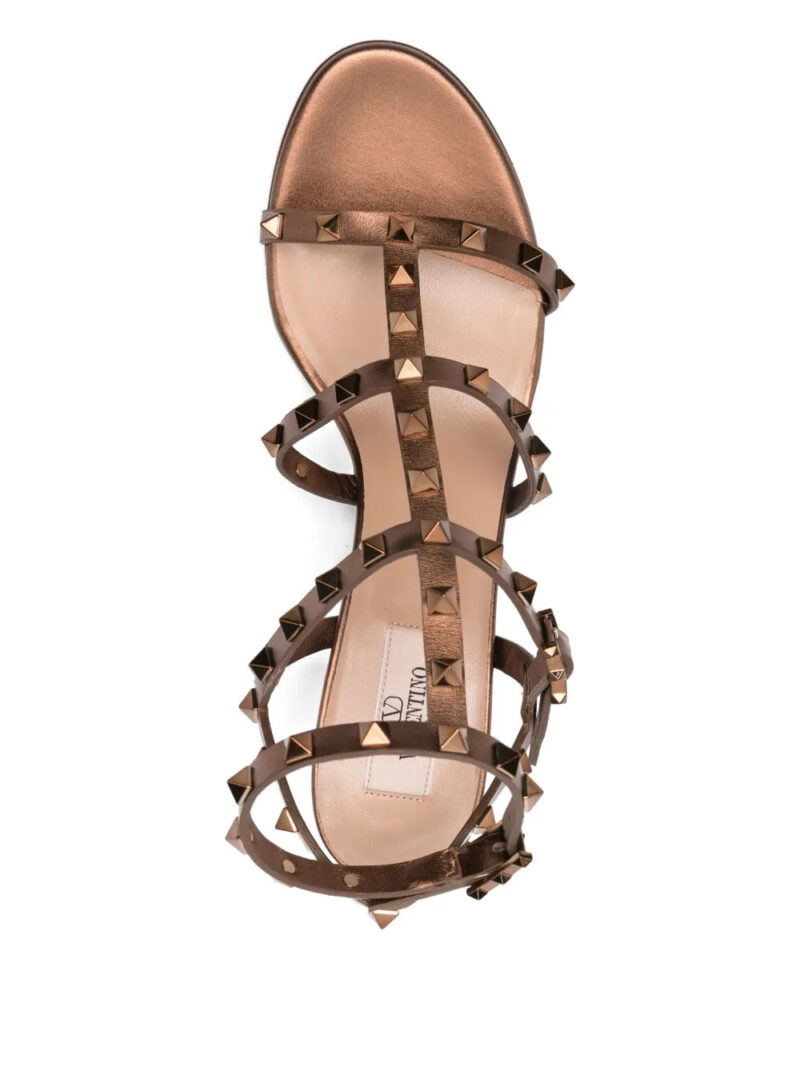 Valentino Garavani  60mm Rockstud leather sandals