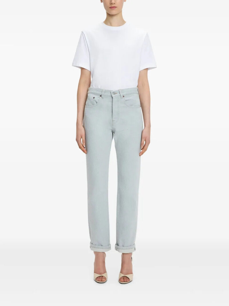 Victoria Beckham  Victoria rolled-cuff straight-leg jeans