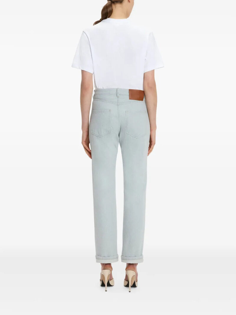 Victoria Beckham  Victoria rolled-cuff straight-leg jeans