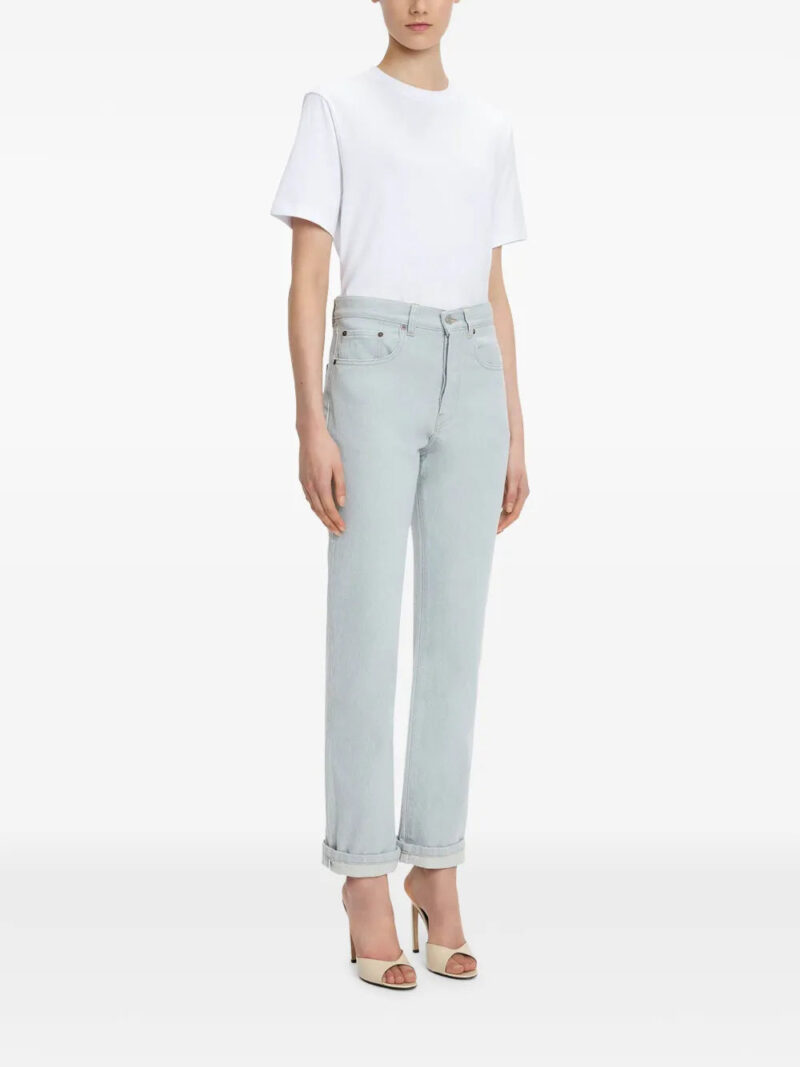 Victoria Beckham  Victoria rolled-cuff straight-leg jeans