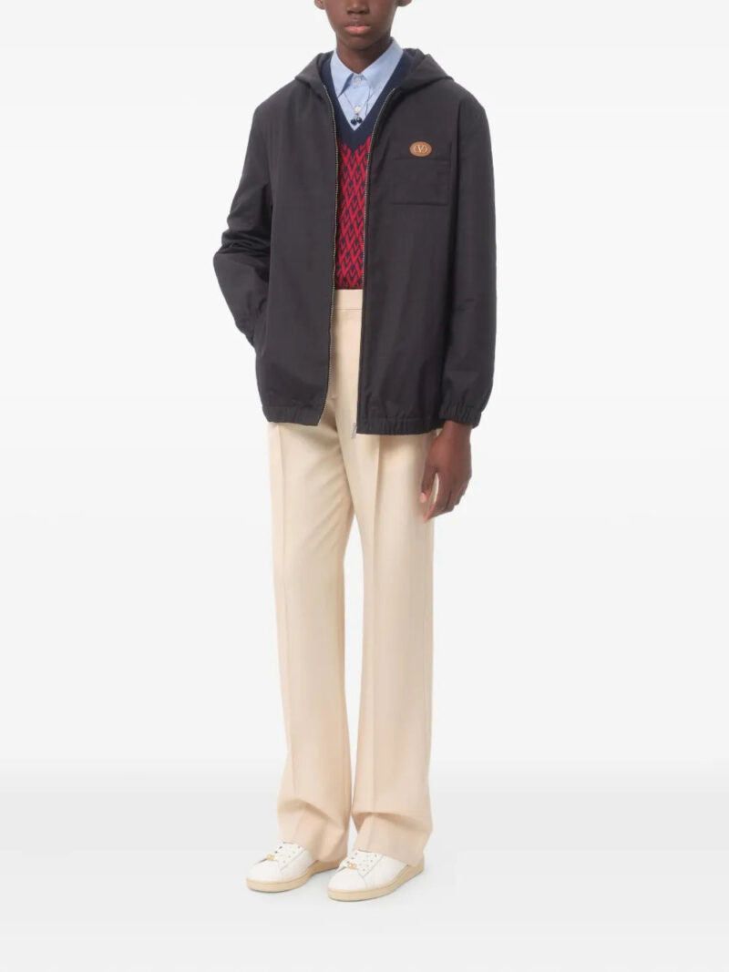 Valentino Garavani VLogo-patch hooded jacket