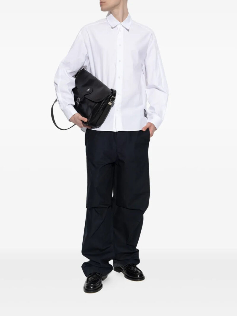 Versace Jeans Couture  logo-patch long-sleeve shirt