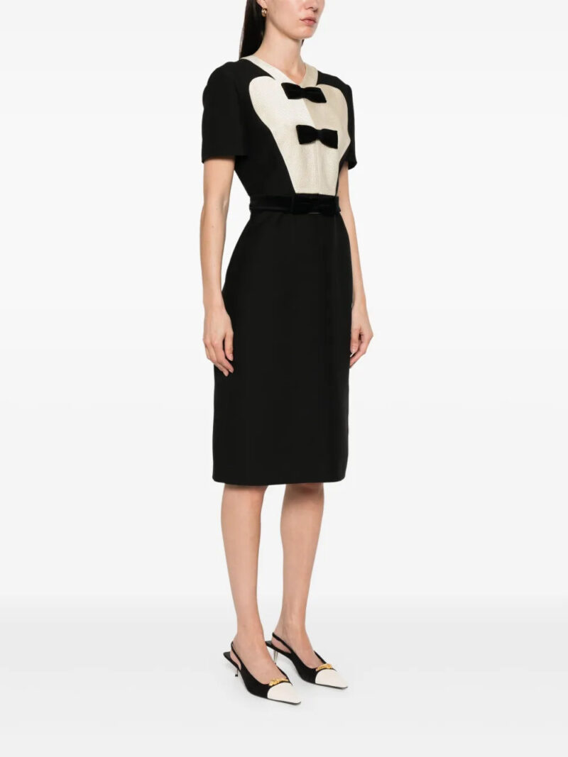 Valentino Garavani bow-detail midi dress