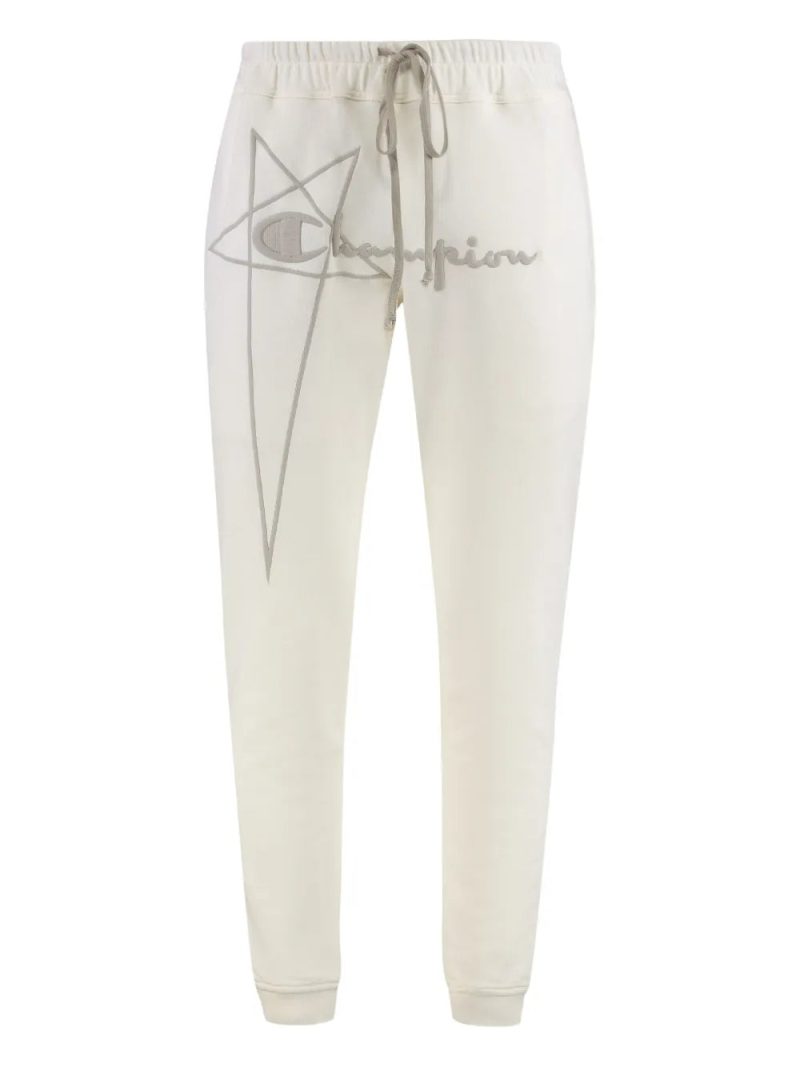 Rick Owens  x Champion cotton track pants