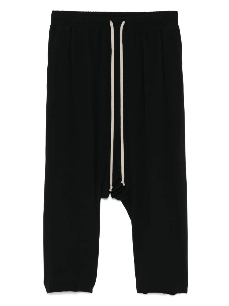 Rick Owens  drawstring cropped trousers
