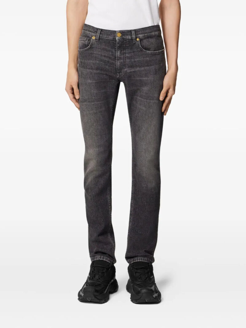 Versace  La Medusa embroidery-detail jeans