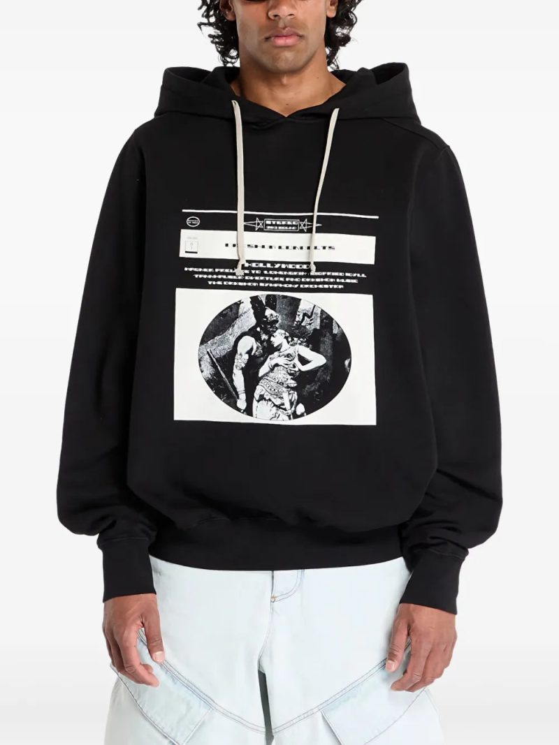 Rick Owens DRKSHDW  graphic-print hoodie