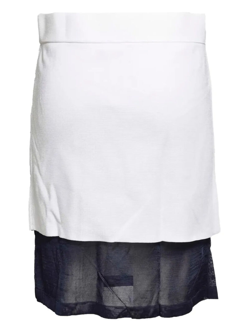 Wales Bonner  layered mini skirt