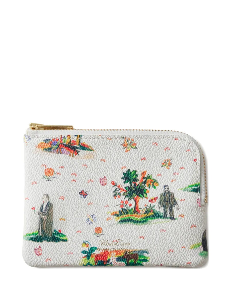 Undercover  patterned zip pouch