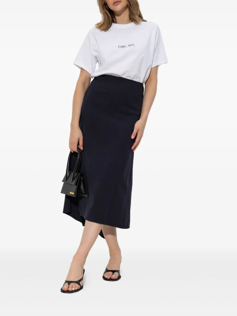 Victoria Beckham  asymmetric-hem midi skirt