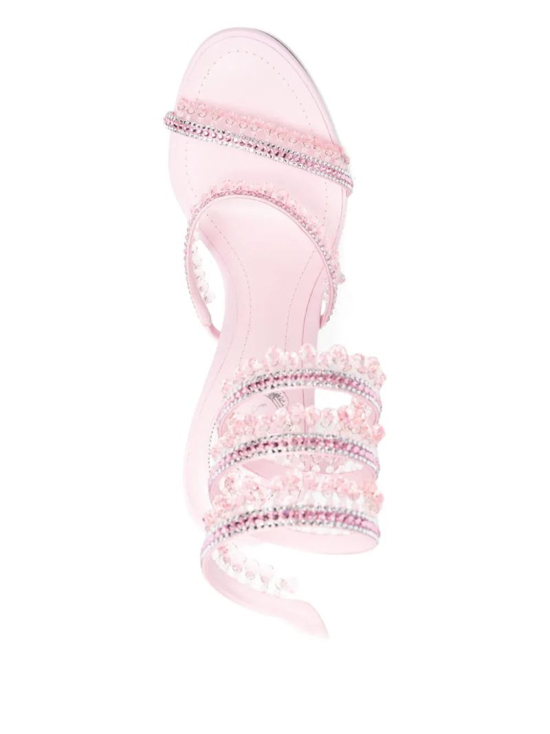 René Caovilla 110mm Chandelier crystal-embellished sandals