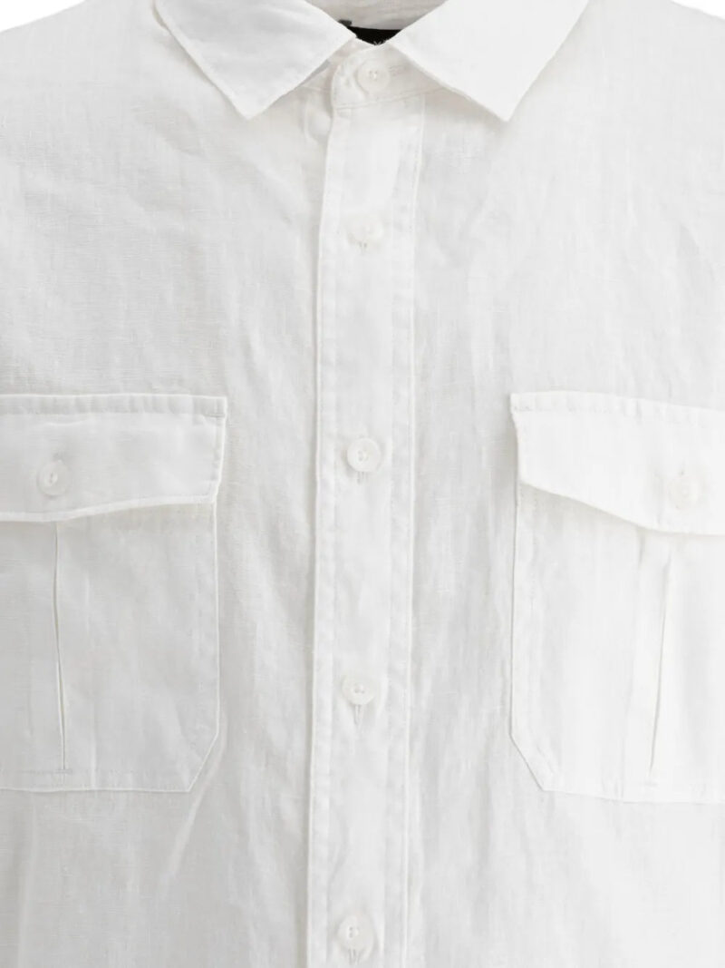 Vince double-pocket linen shirt