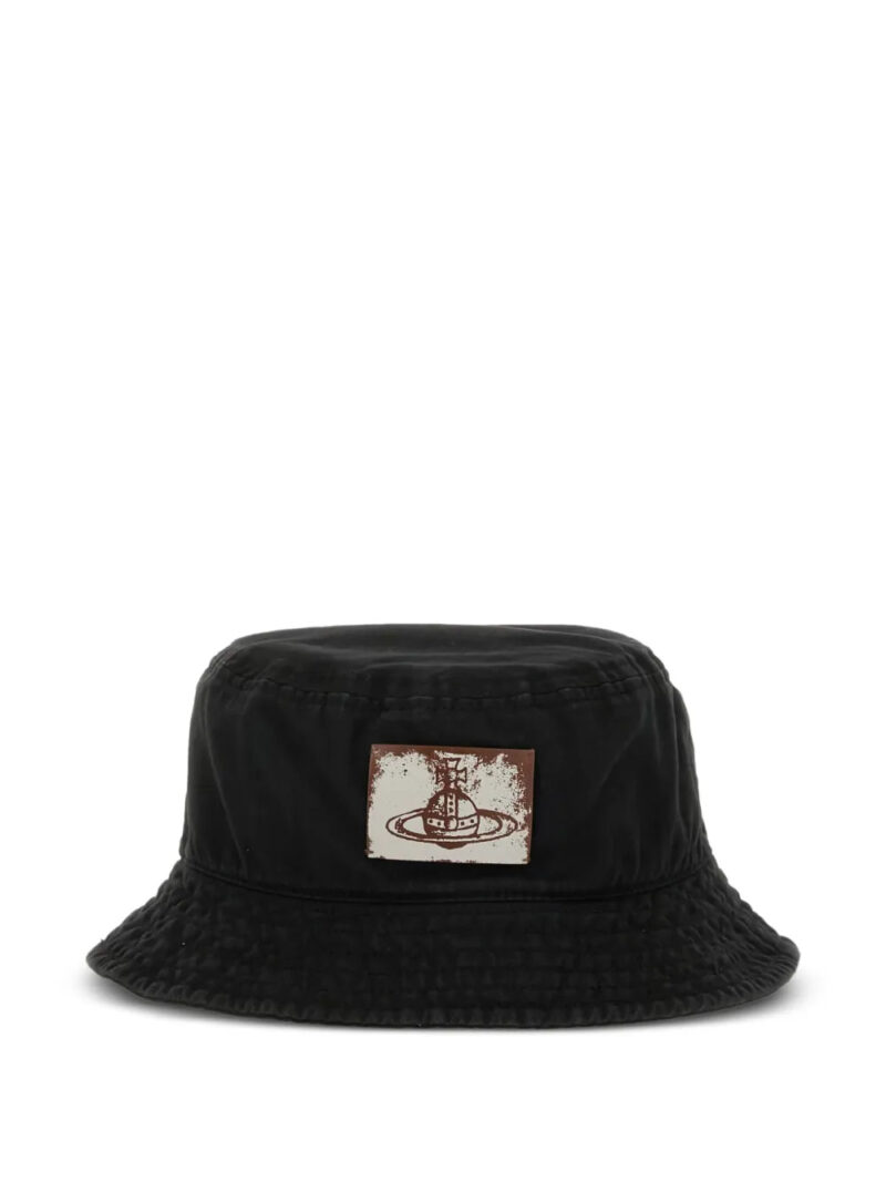 Vivienne Westwood  logo cotton bucket hat