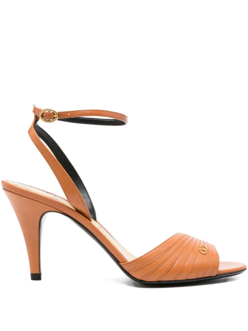 Valentino Garavani  90mm leather ankle-strap sandals
