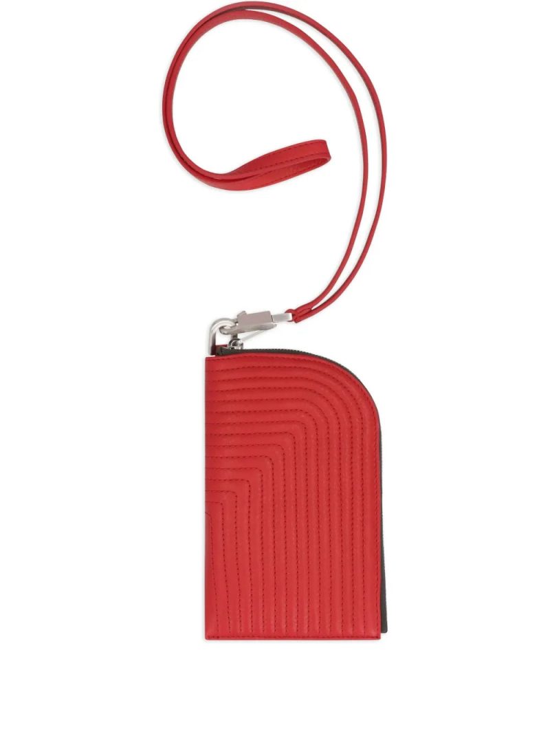 Rick Owens  neck leather wallet
