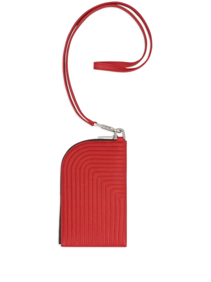 Rick Owens  neck leather wallet
