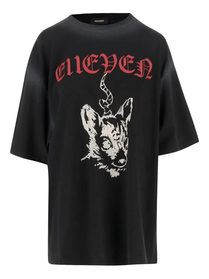 We11done  graphic-print cotton T-shirt