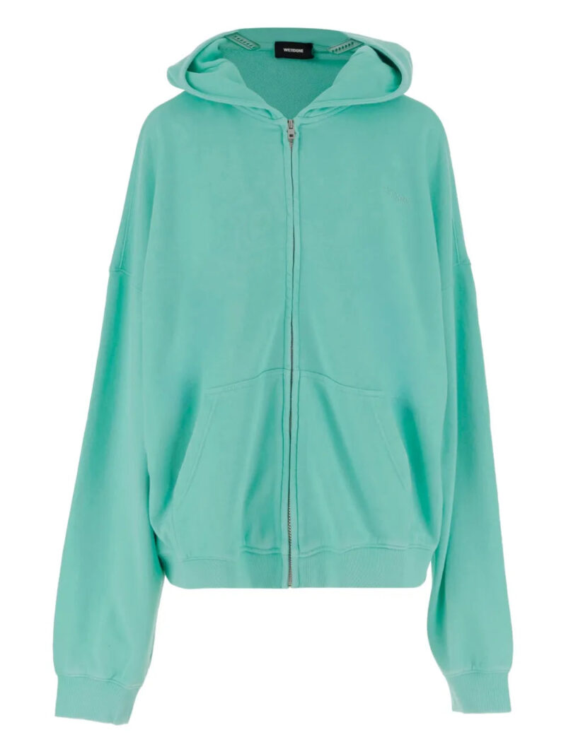 We11done  cotton zip-up hoodie