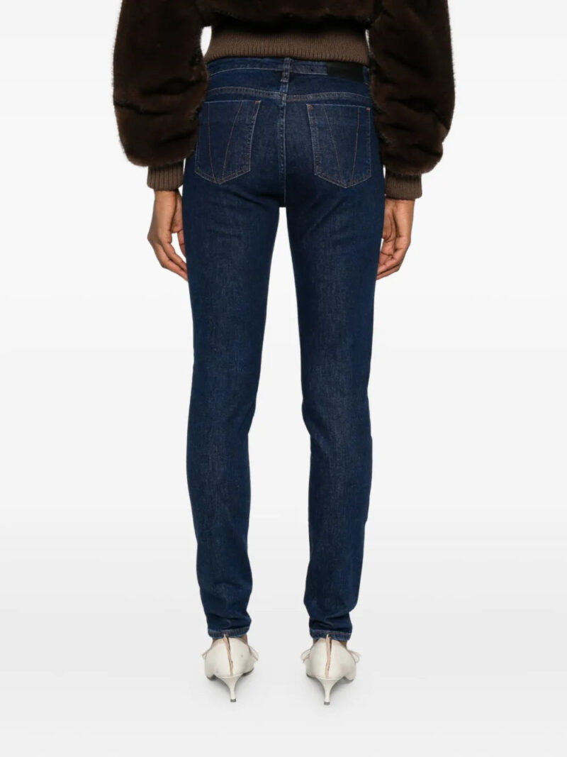 Victoria Beckham  logo-patch jeans