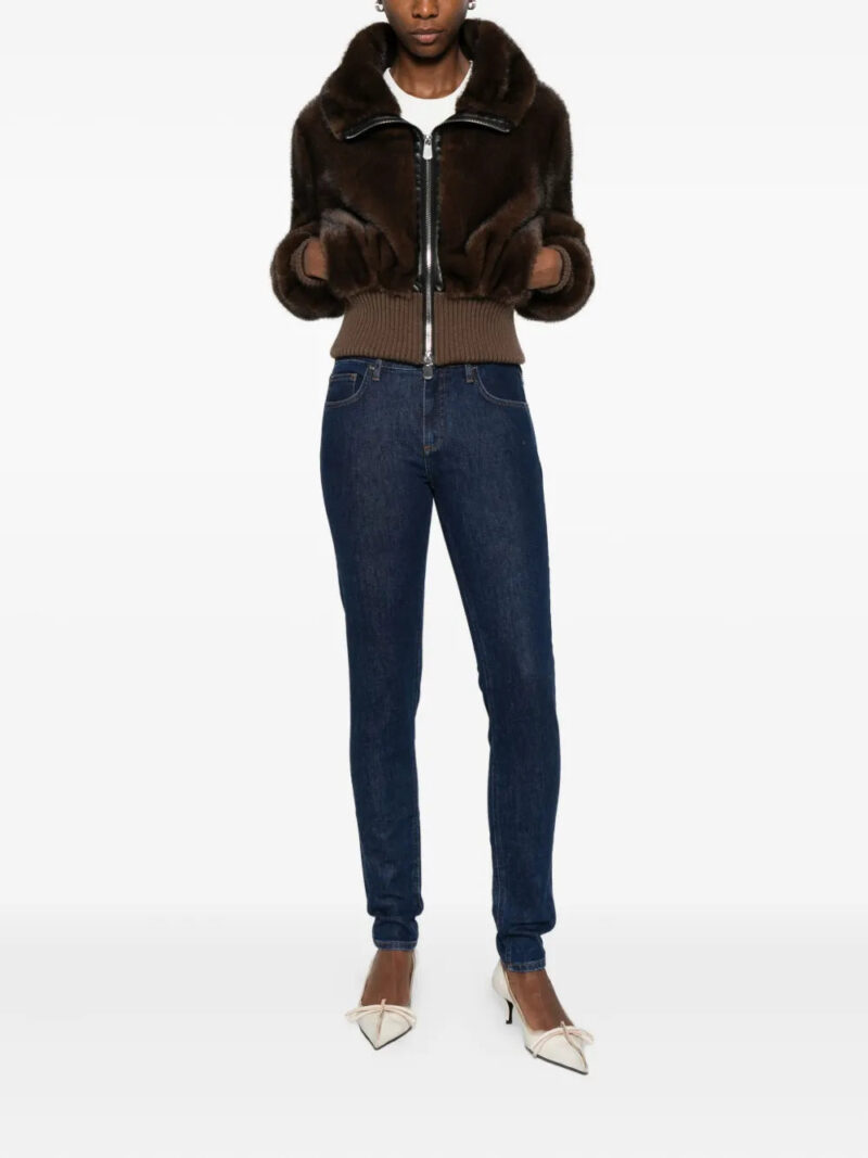 Victoria Beckham  logo-patch jeans
