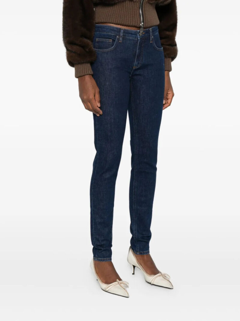 Victoria Beckham  logo-patch jeans
