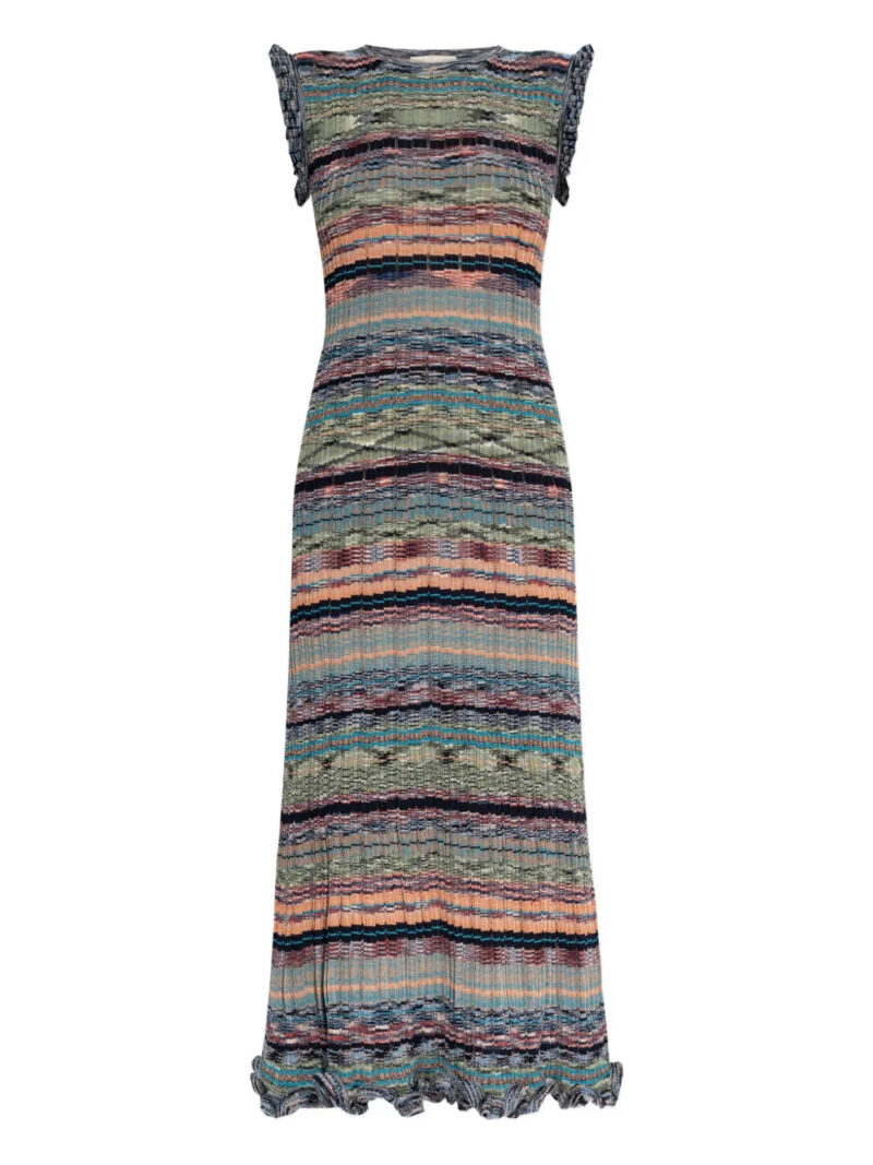 Ulla Johnson  striped knitted dress