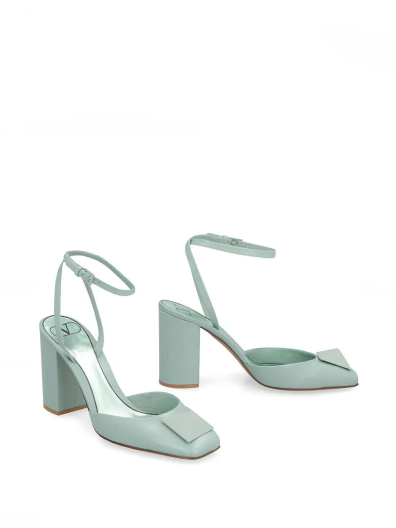 Valentino Garavani 90mm slingback stud heeled pumps