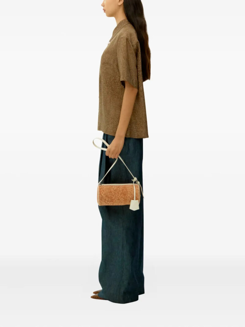 UMBER POSTPAST salt-dyed short-sleeve shirt