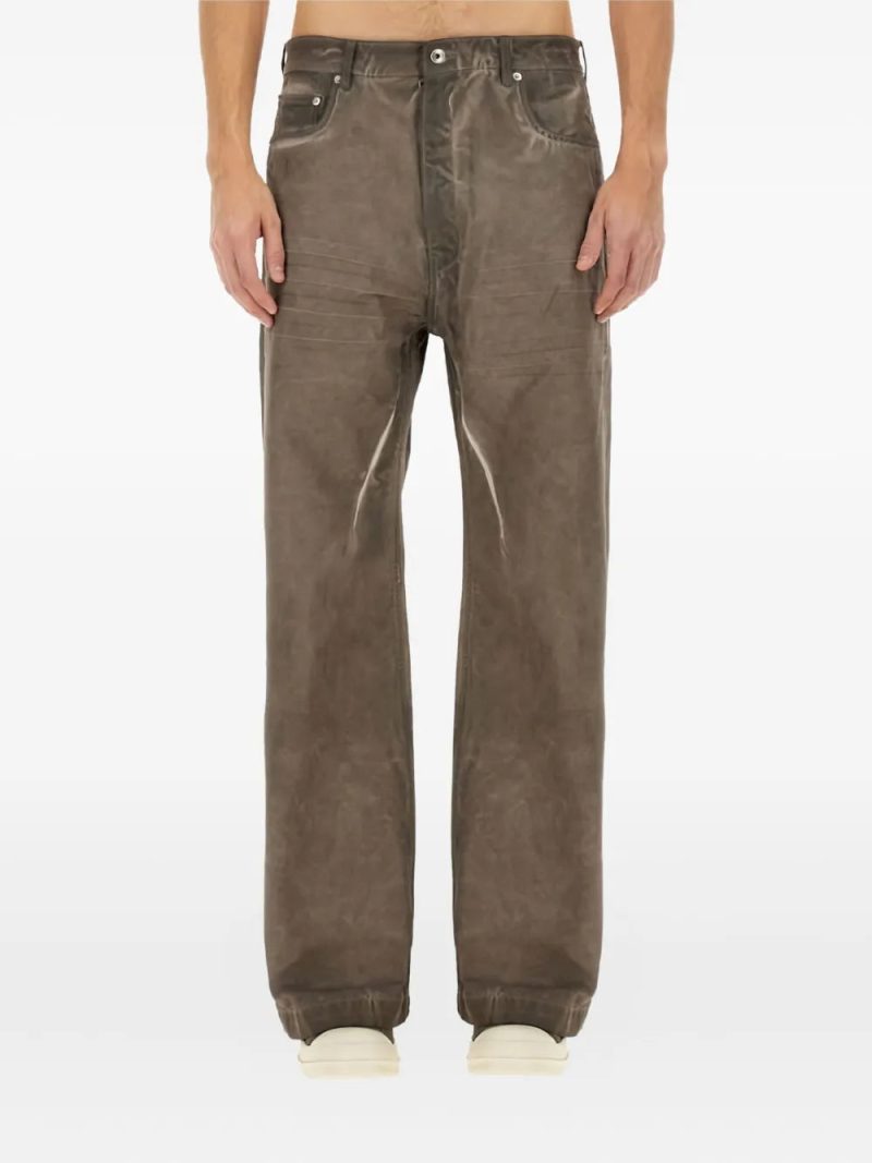 Rick Owens DRKSHDW  Geth side-stripe cotton jeans