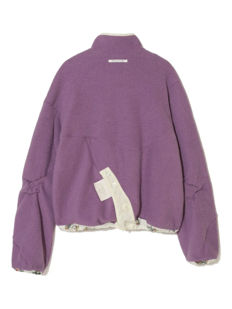 Undercover  floral-print trim sweatshirt