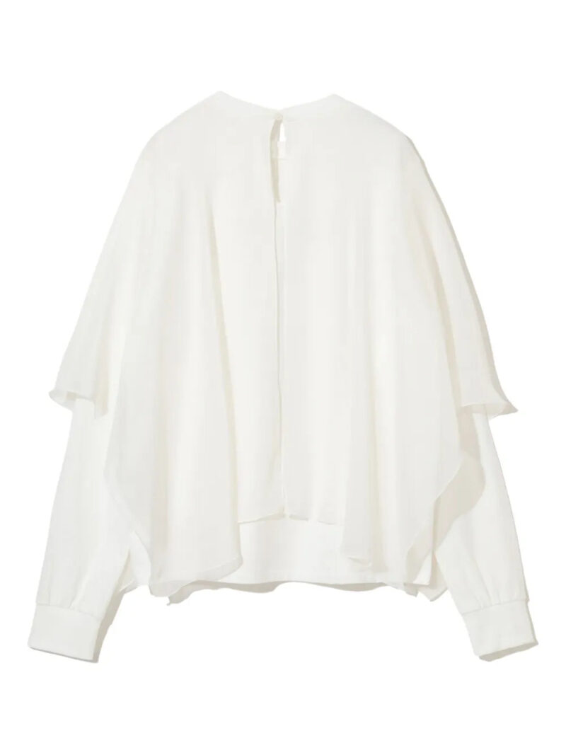 Undercover  layered flutter-sleeve sweatshirt