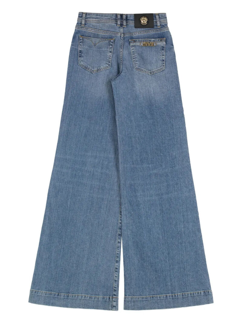 Versace Jeans Couture wide-leg five-pocket jeans