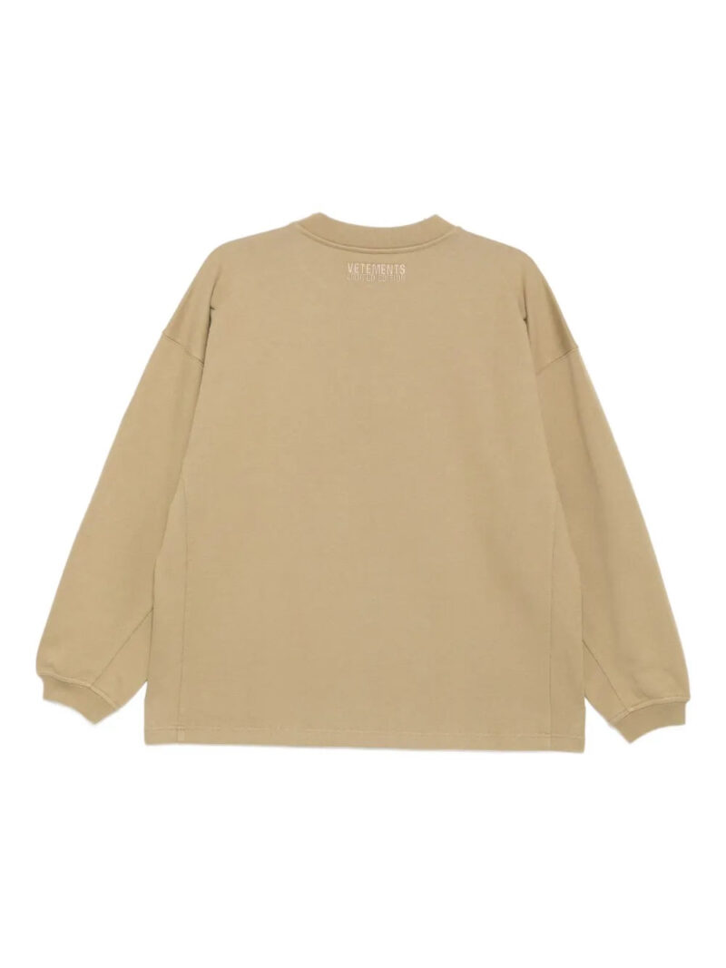 VETEMENTS oval logo sweatshirt