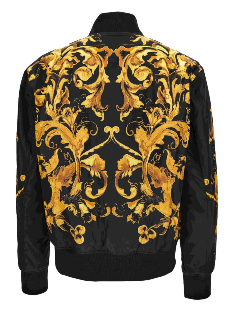 Versace Jeans Couture baroque-print bomber jacket