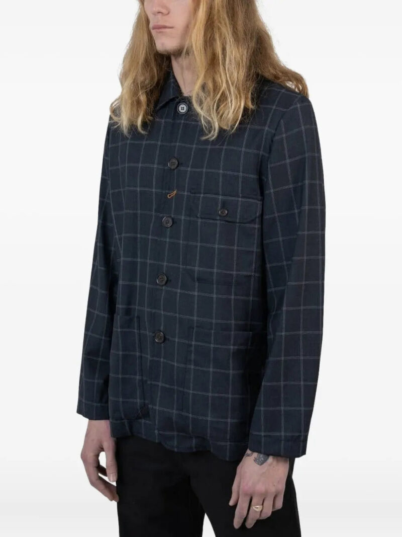 Universal Works checked pocket jacket