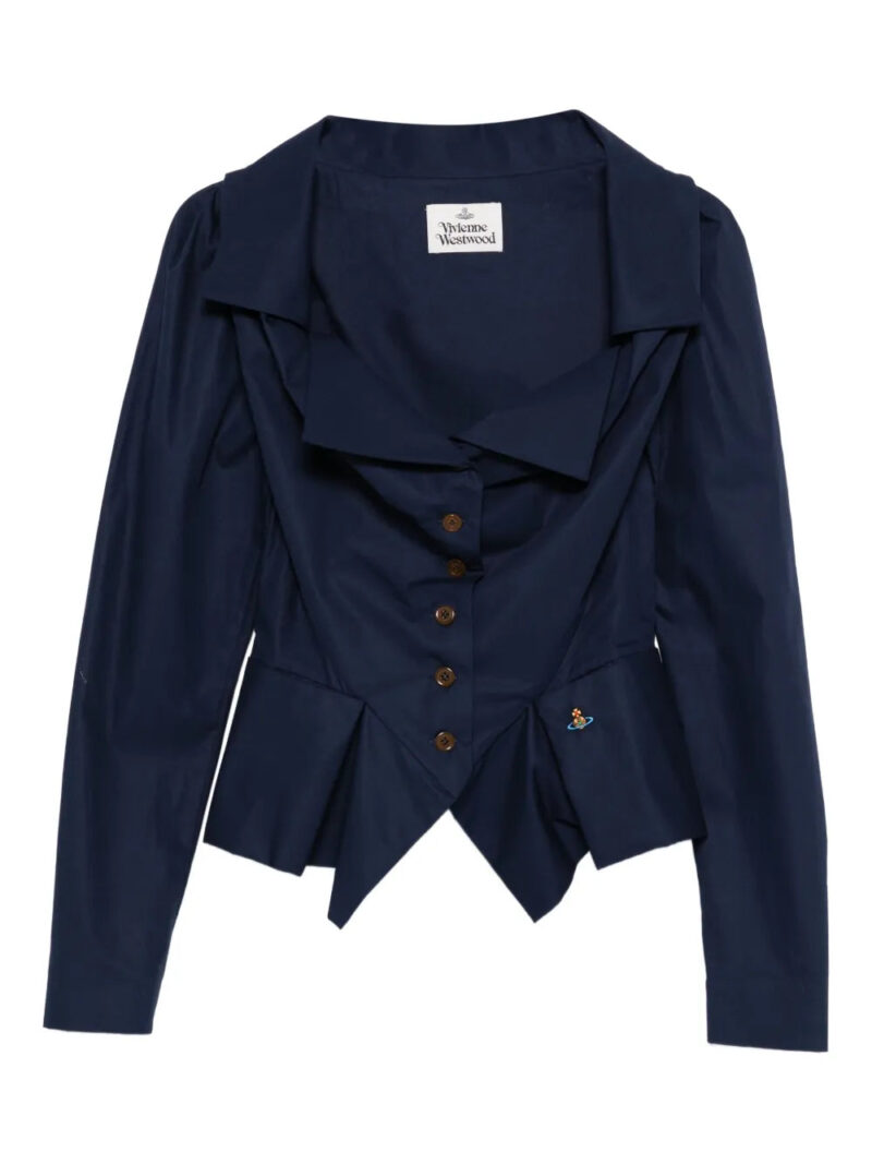 Vivienne Westwood  Monday ruffled button-detailed shirt