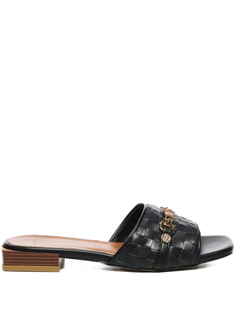 V°73  Esther woven leather flat sandals