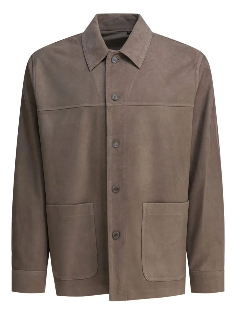 Vince  button-down patch-pocket jacket