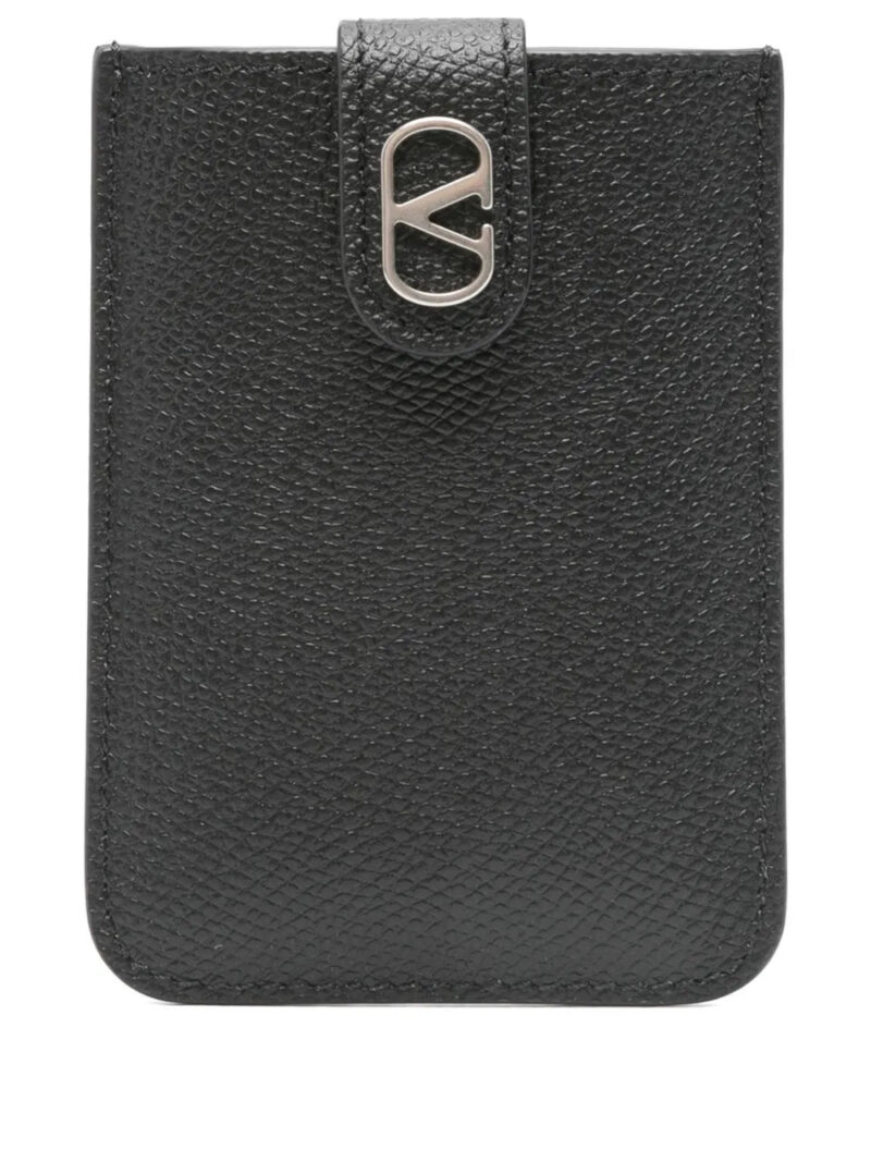 Valentino Garavani  leather clasp cardholder