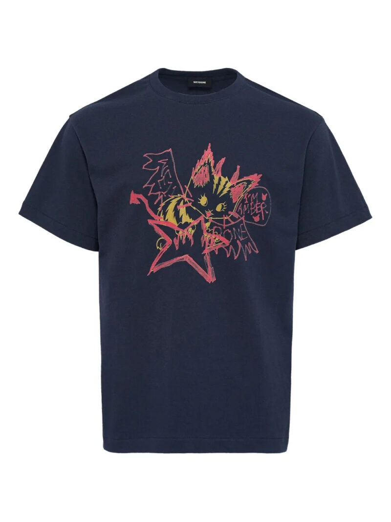 We11done  graphic-print T-shirt