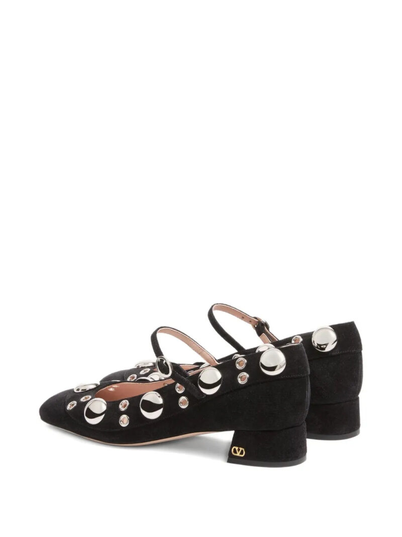 Valentino Garavani  30mm Nellcôte ball-stud Mary-Jane pumps
