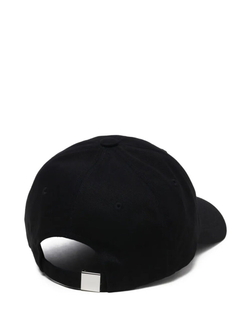 We11done  bear-embroidered baseball cap