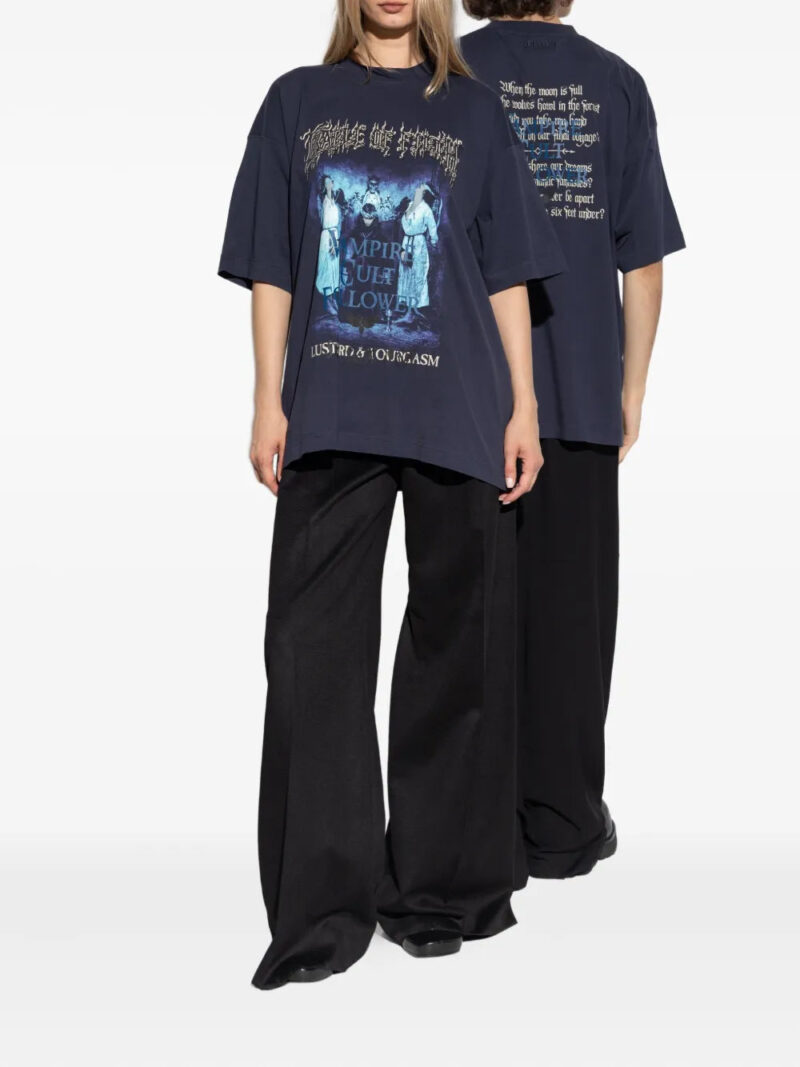 VETEMENTS graphic-print cotton T-shirt